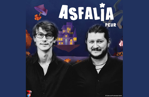 Thibaut Dervaux et Paschal Adans, compositeurs sur le jeu Asfalia Fear.